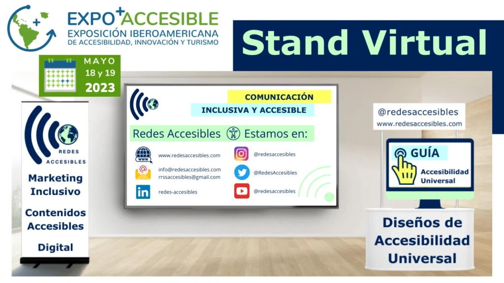 Stand virtual de Redes Accesibles en EXPO+ACCESIBLE